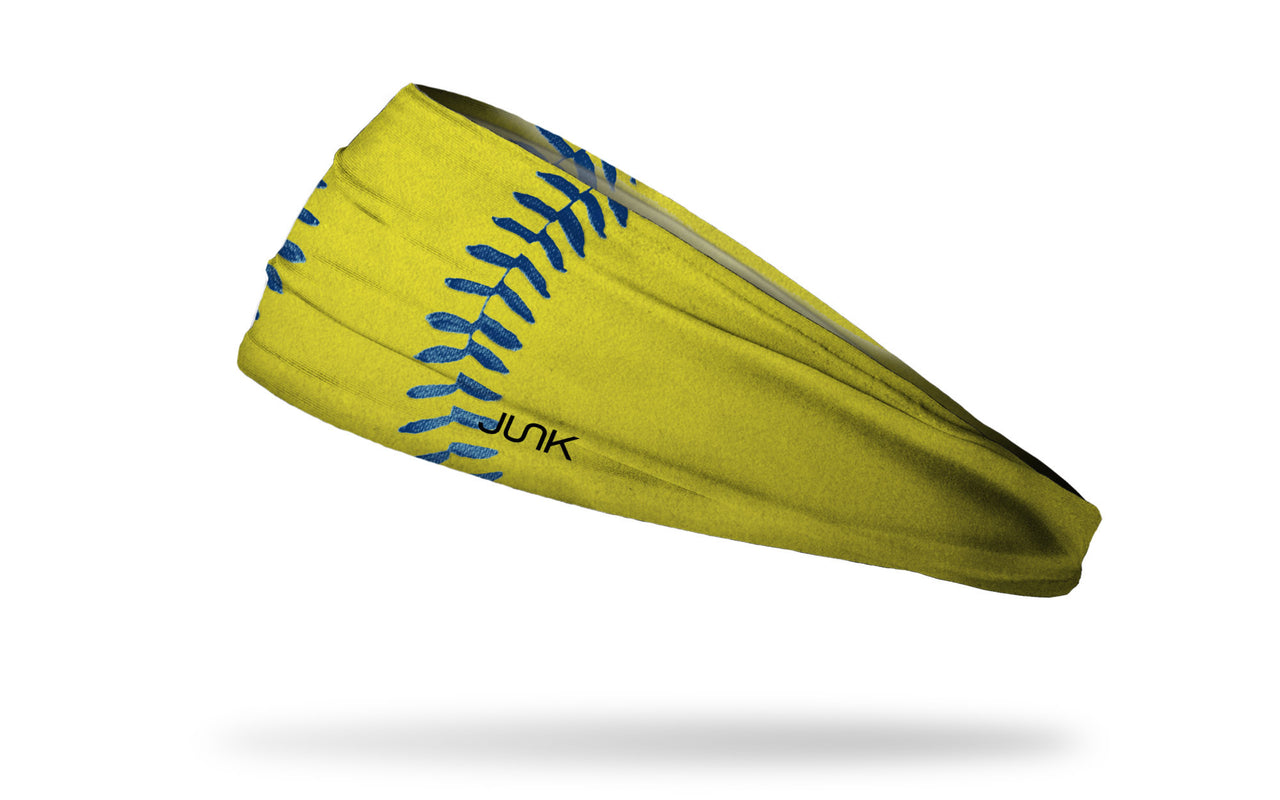 Softball Blue Laces Big Bang Lite Headband - View 1