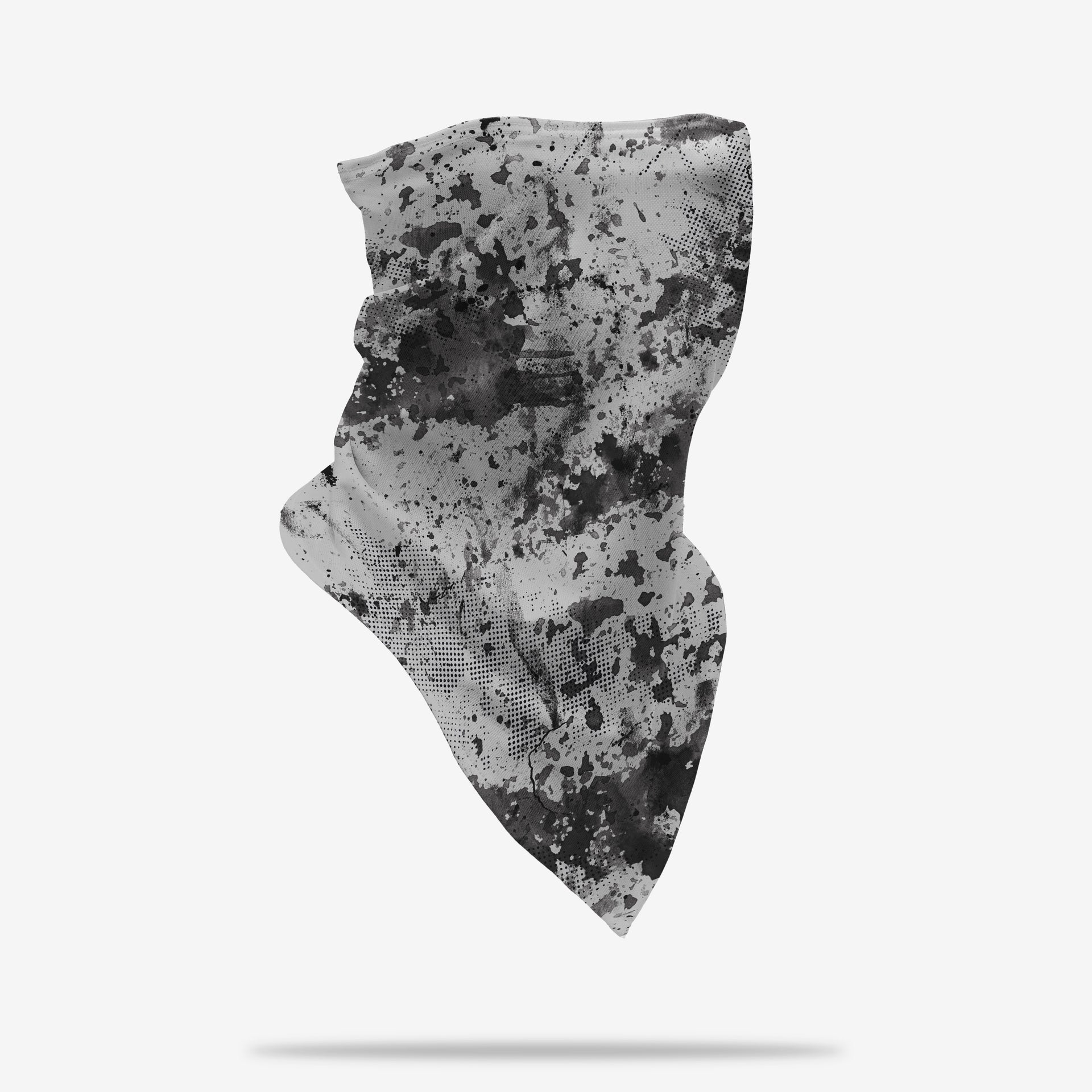 Soft Gray Grunge Summer Gaiter - View 4