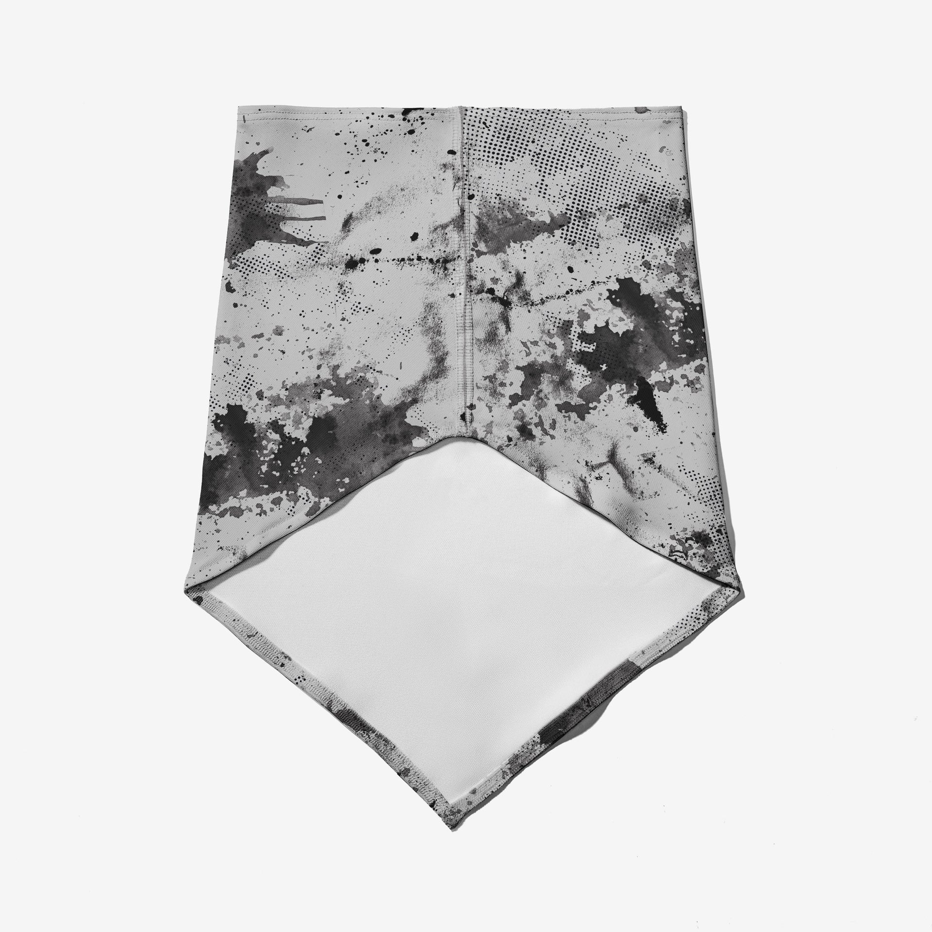 Soft Gray Grunge Summer Gaiter - View 2