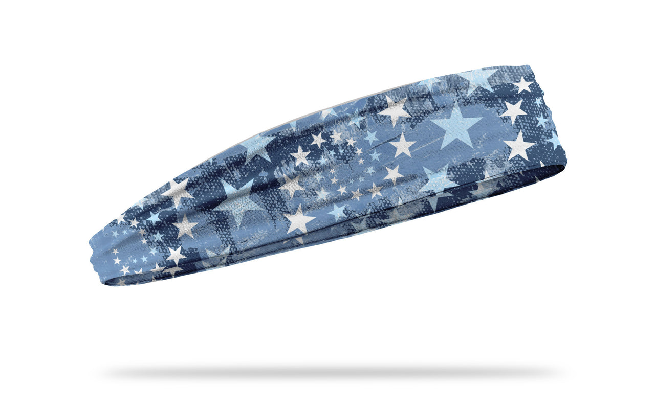Star Spangled Denim Infinity Headband - View 2