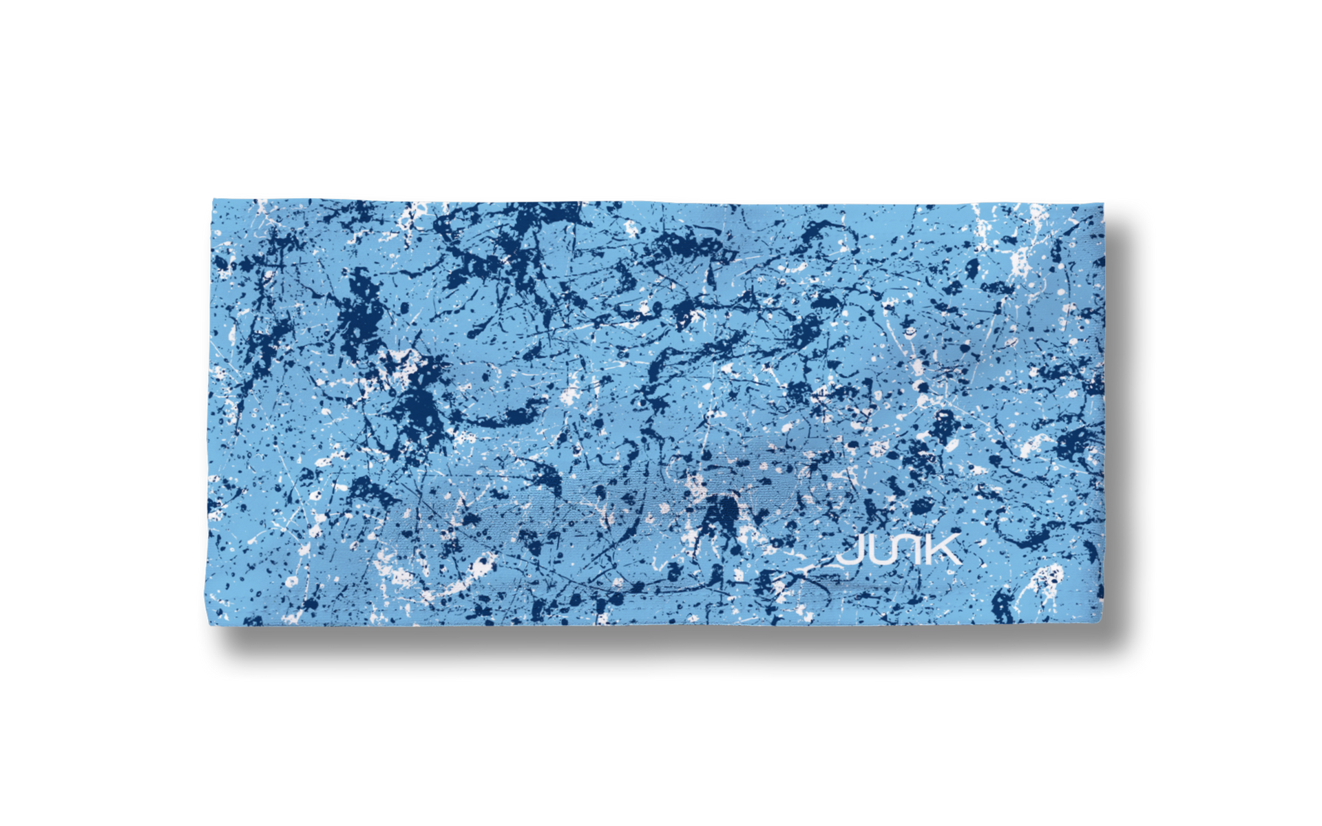 Light Blue Blue Splatter Paint Big Bang Lite Headband - View 3