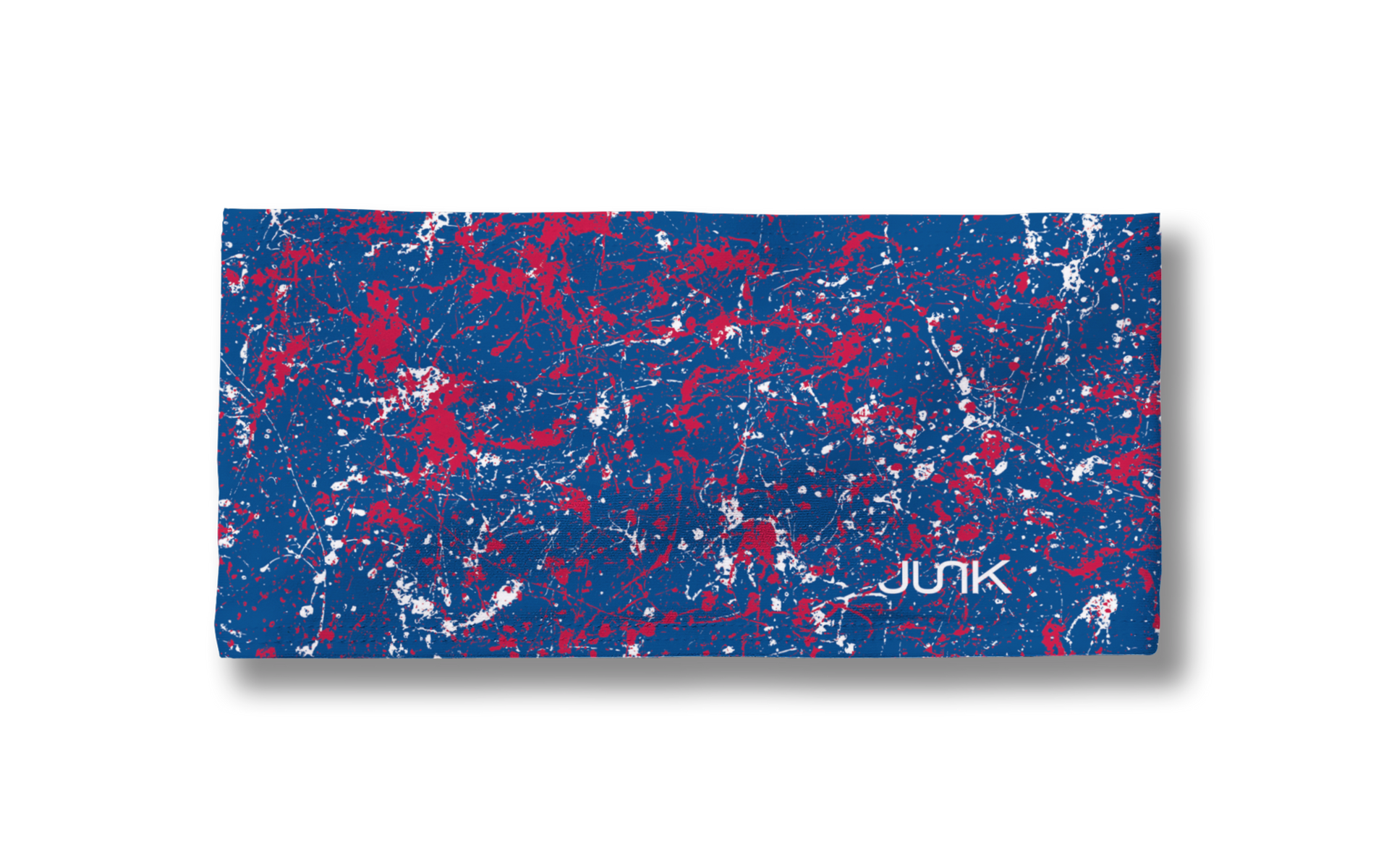 Blue Light Gray Red Splatter Big Bang Lite Headband - View 3