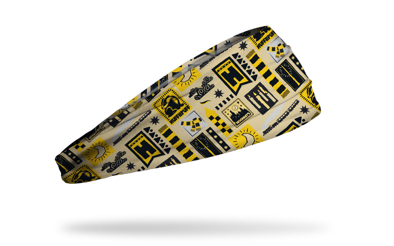 Harry Potter: Hufflepuff Patchwork Big Bang Lite Headband - View 2
