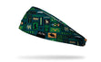 Harry Potter: Slytherin Patchwork Big Bang Lite Headband - View 1