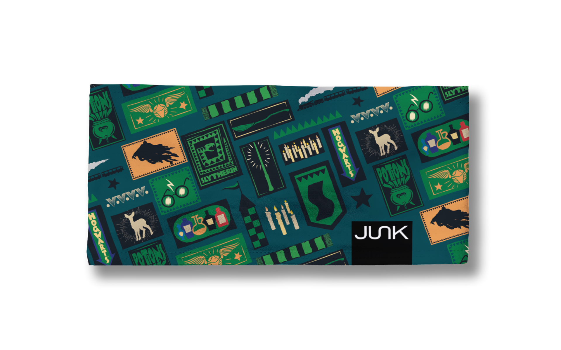 Harry Potter: Slytherin Patchwork Big Bang Lite Headband - View 3