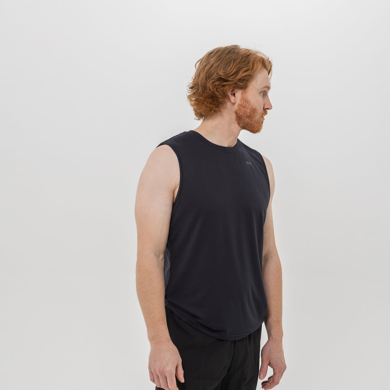 Men's Breakthrough Tank: Onyx Black - View 2