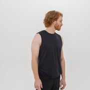 Men's Breakthrough Tank: Onyx Black - View 2