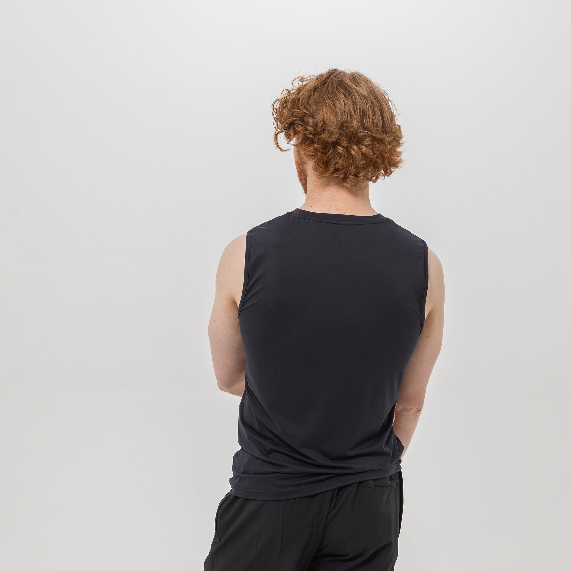 Men's Breakthrough Tank: Onyx Black - View 3