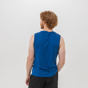 Men's Breakthrough Tank: Midnight Blue - View 3