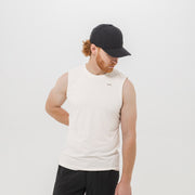 Men's Breakthrough Tank: Bone White - View 2