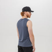 Men's Breakthrough Tank: Slate Gray - View 3