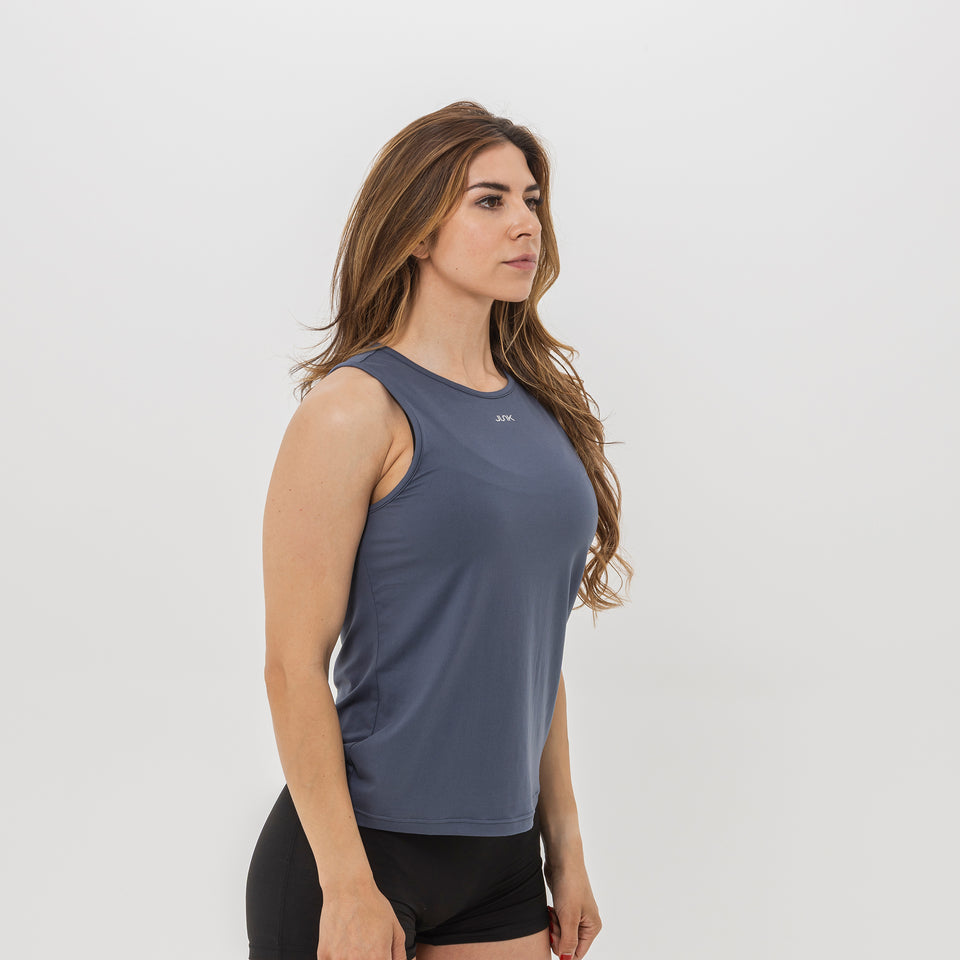 Slate Crushed Tank Top main image 0