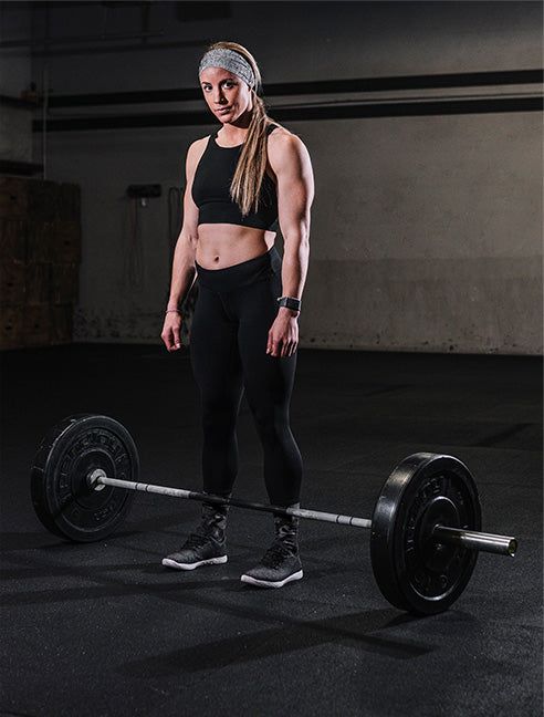 Christine Kole Working out with JUNK Headband