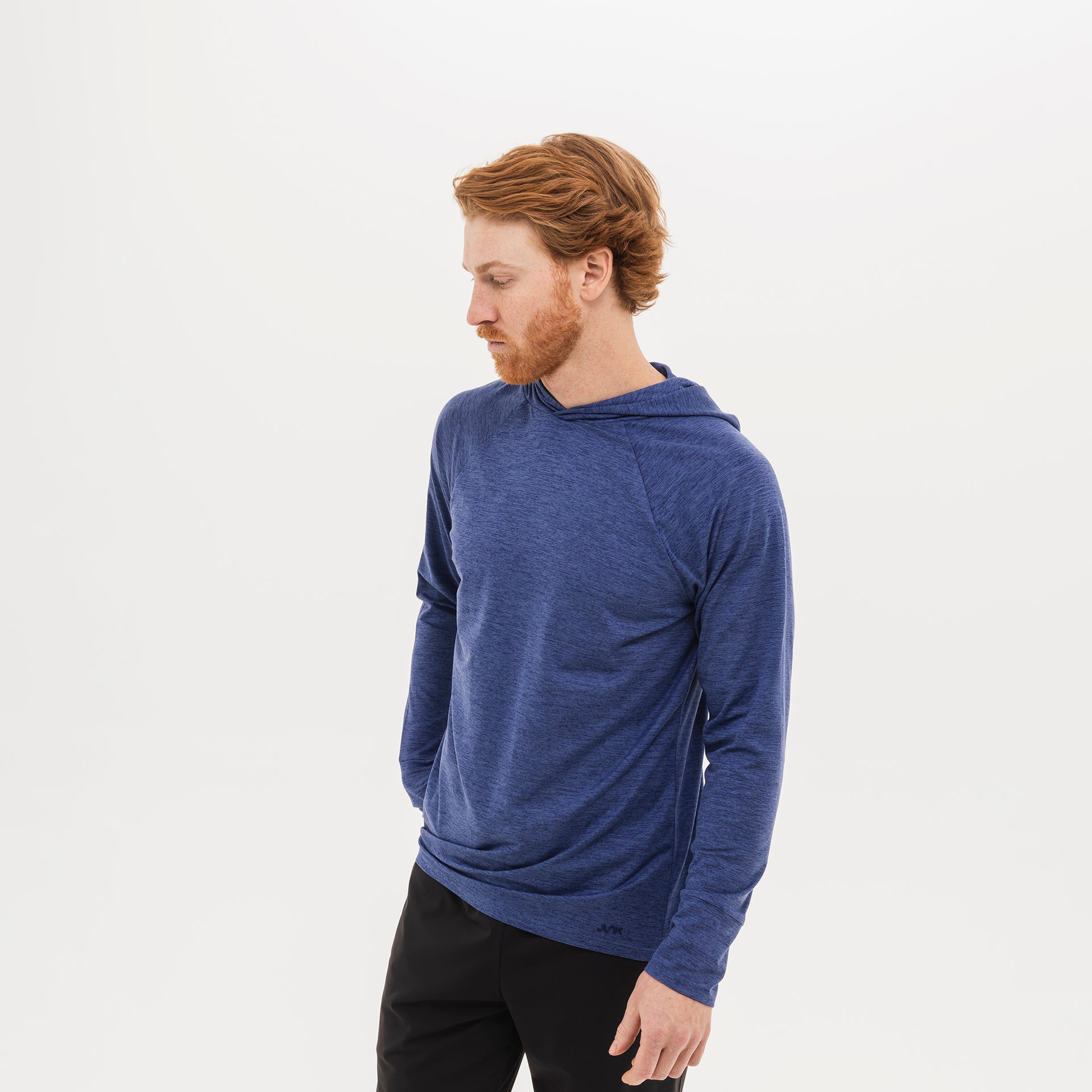 Men's Breakthrough Hoodie: Blue Heather - View 2