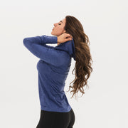 Women's Breakthrough Hoodie: Blue Heather - View 2