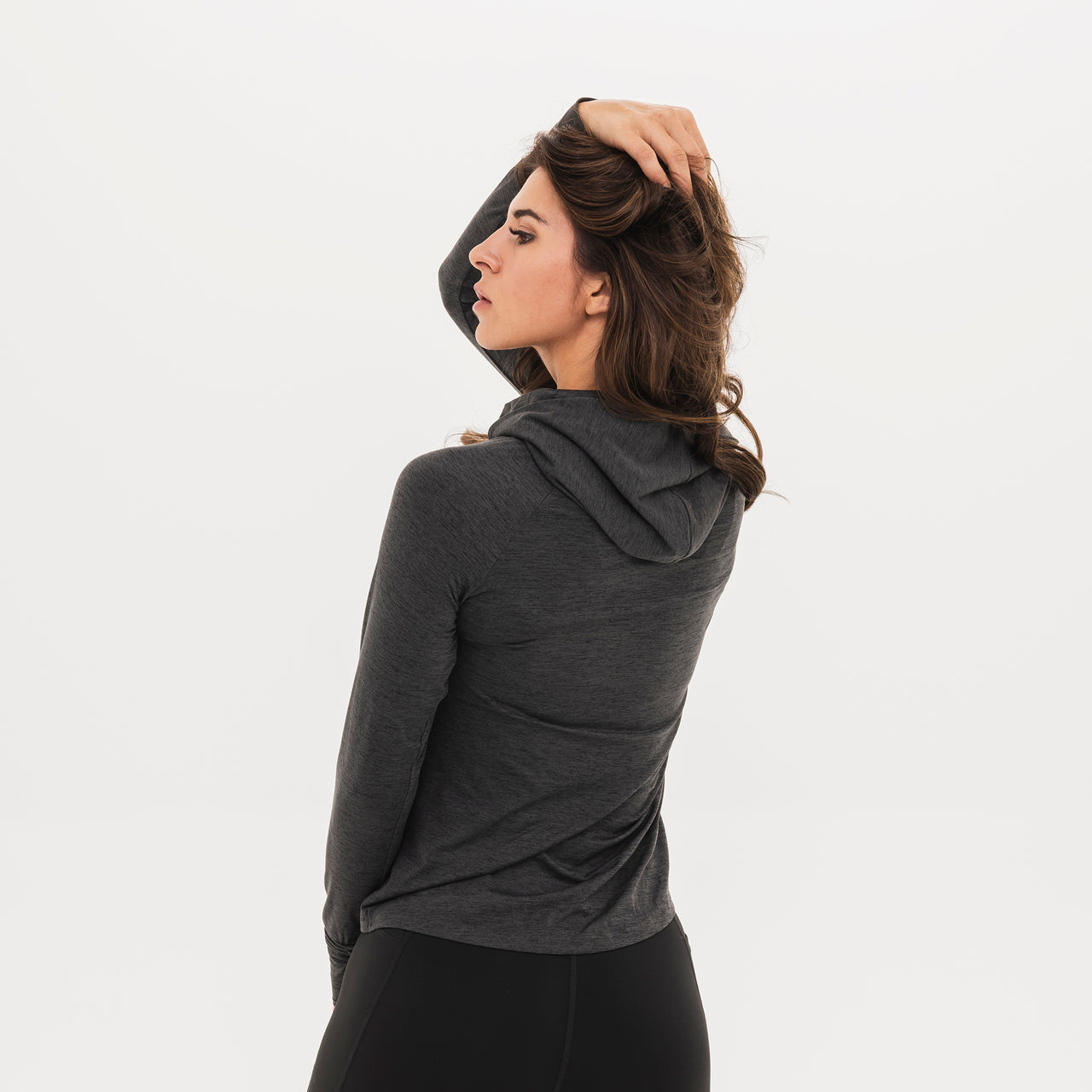 Women's Breakthrough Hoodie: Charcoal - View 7