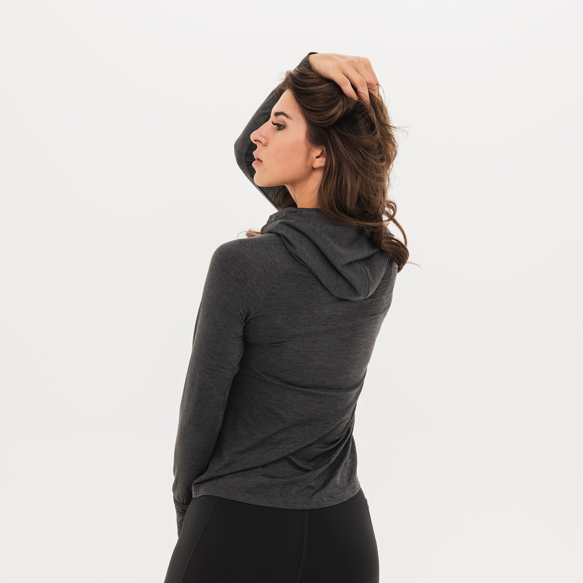 Women's Breakthrough Hoodie: Charcoal - View 7