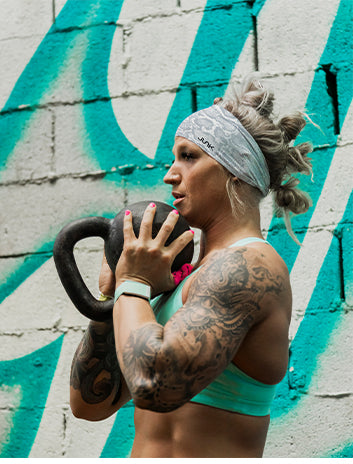 Kelsey Kiel in JUNK Headbands