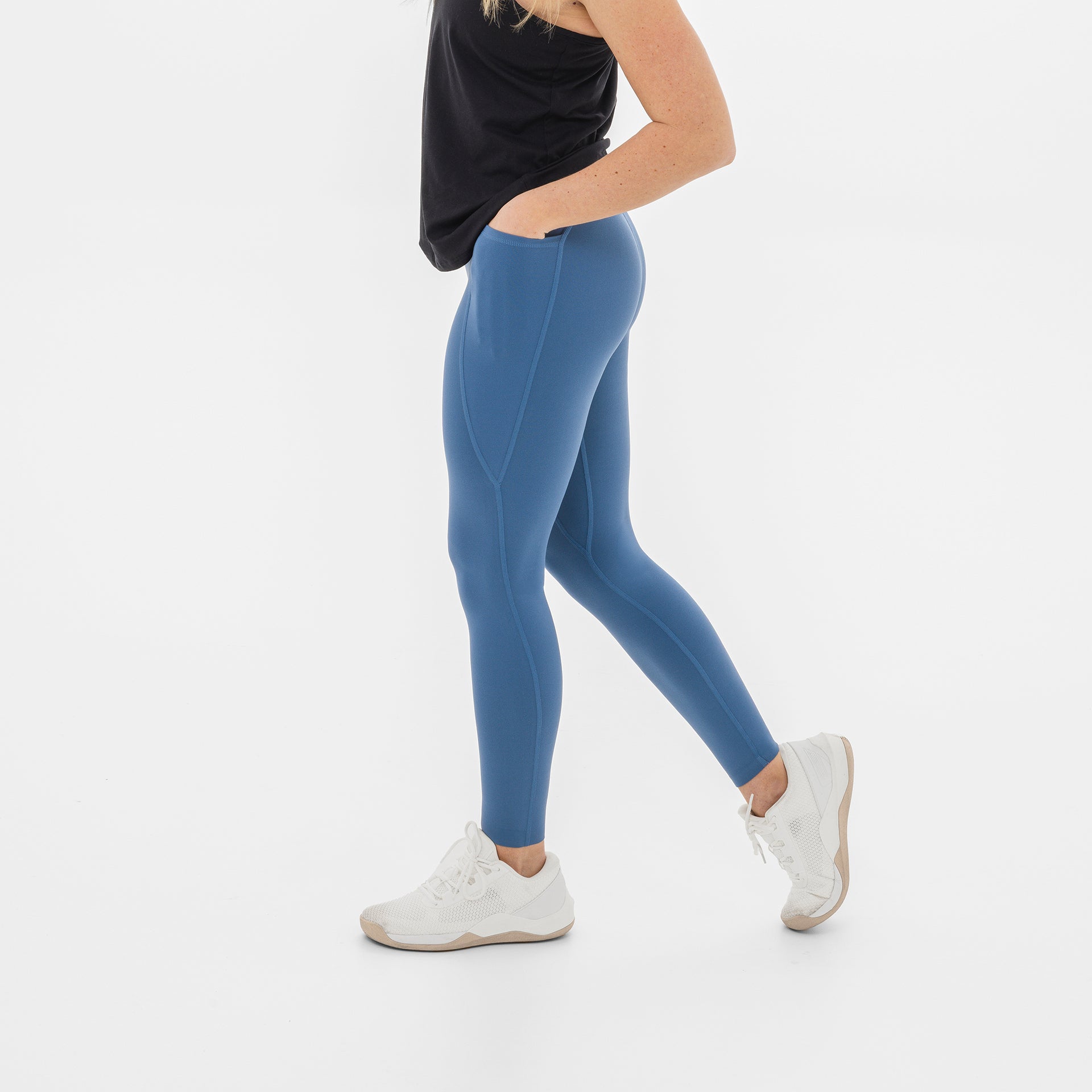 Women's Breakthrough Leggings: Harbor - View 3