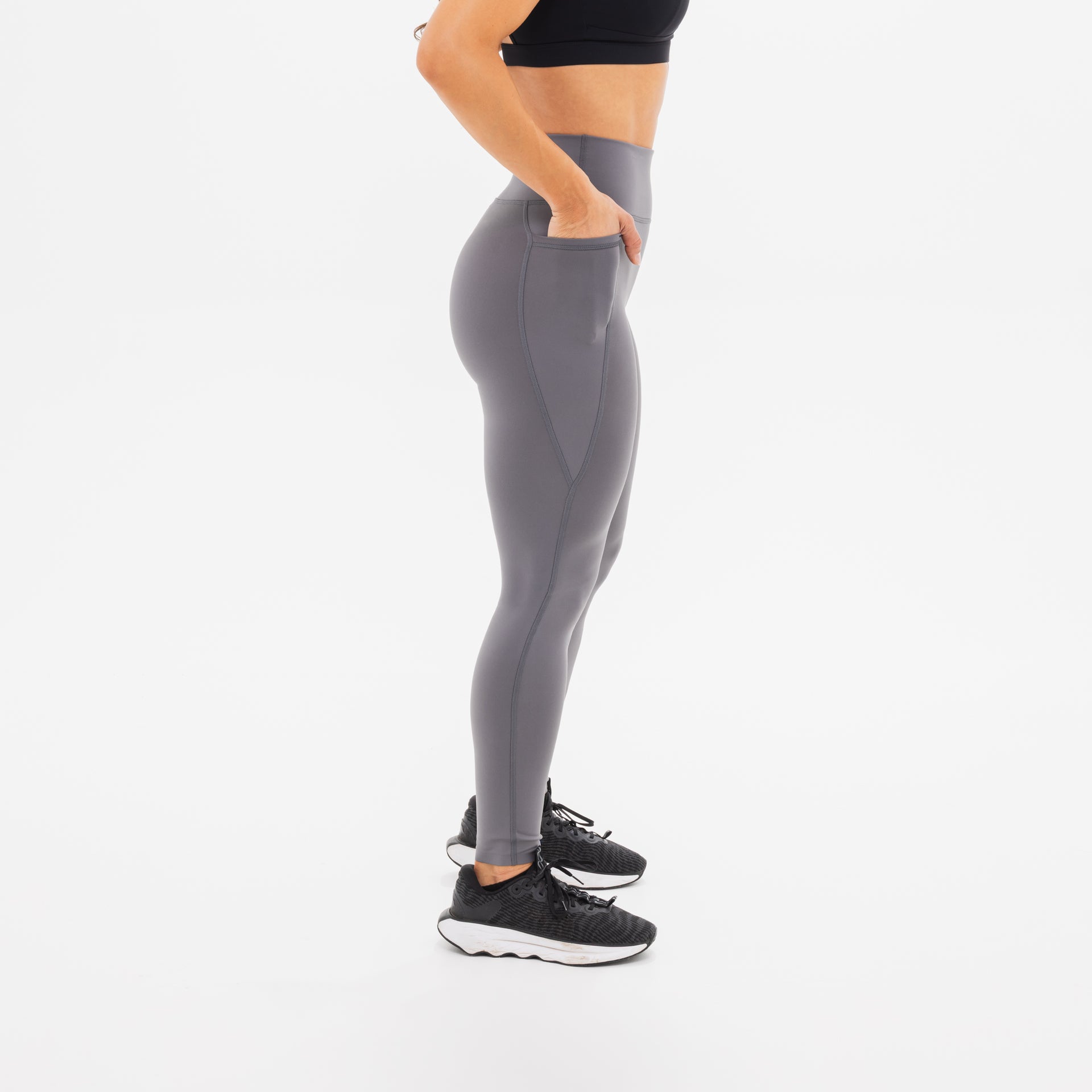 Women's Breakthrough Leggings: Stormcloud - View 2