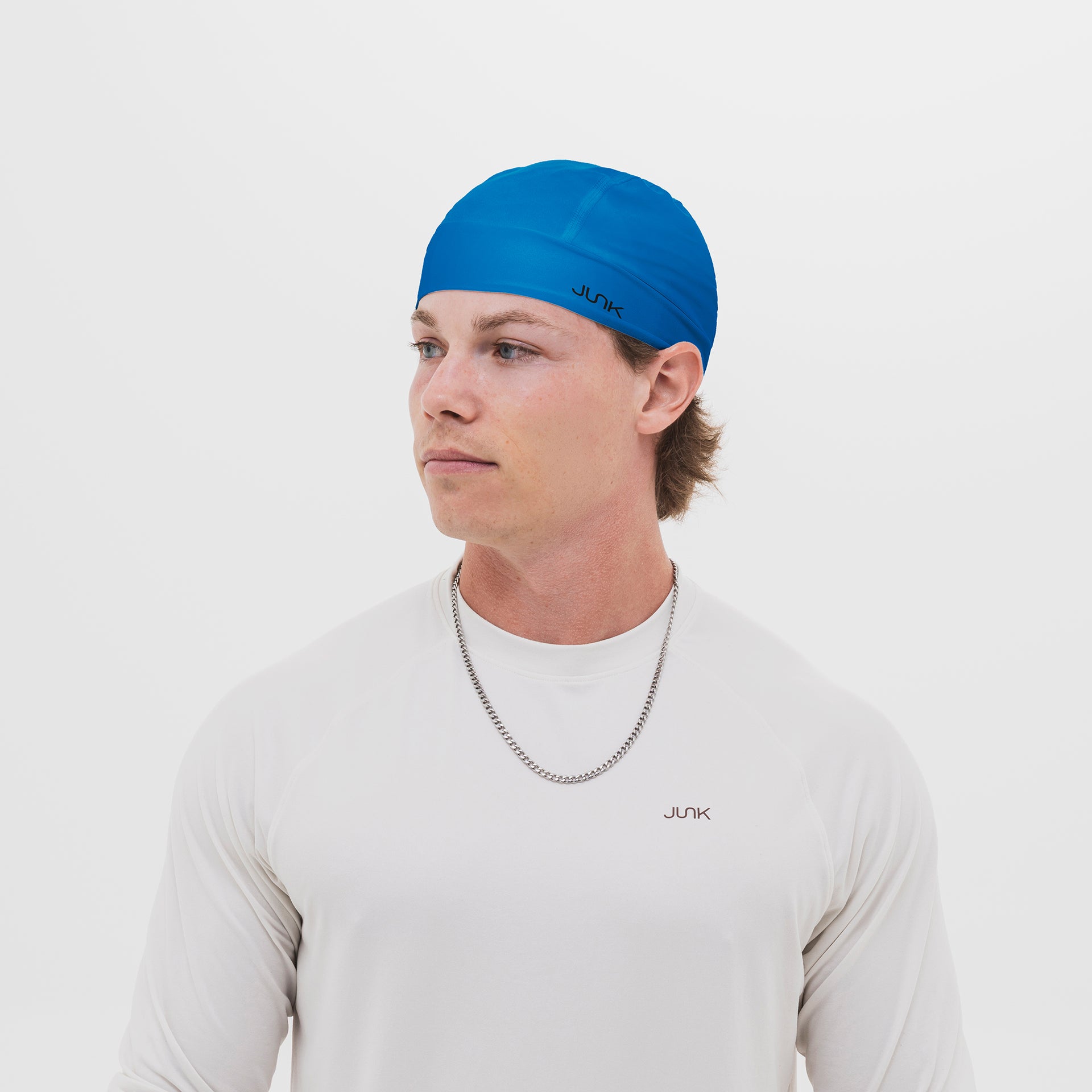 Royal Blue Skull Cap - View 2