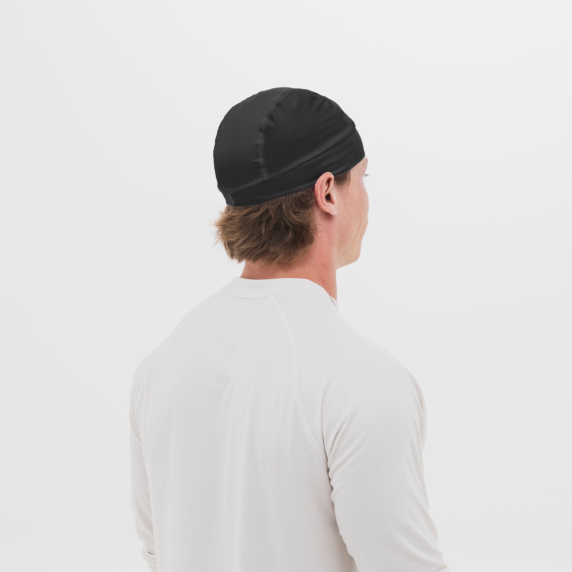 Jet Black Skull Cap - View 3