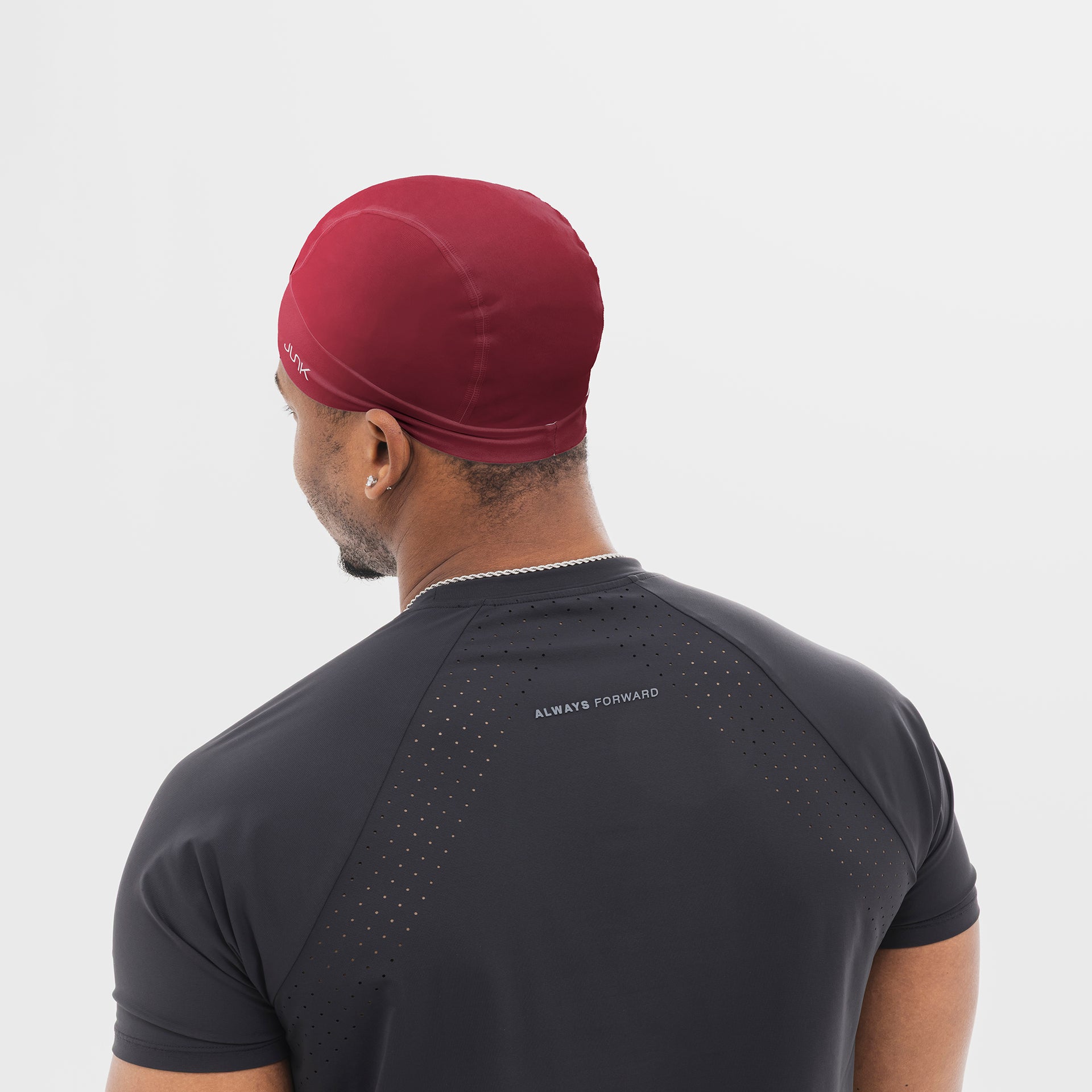 Cardinal Red Skull Cap - View 3