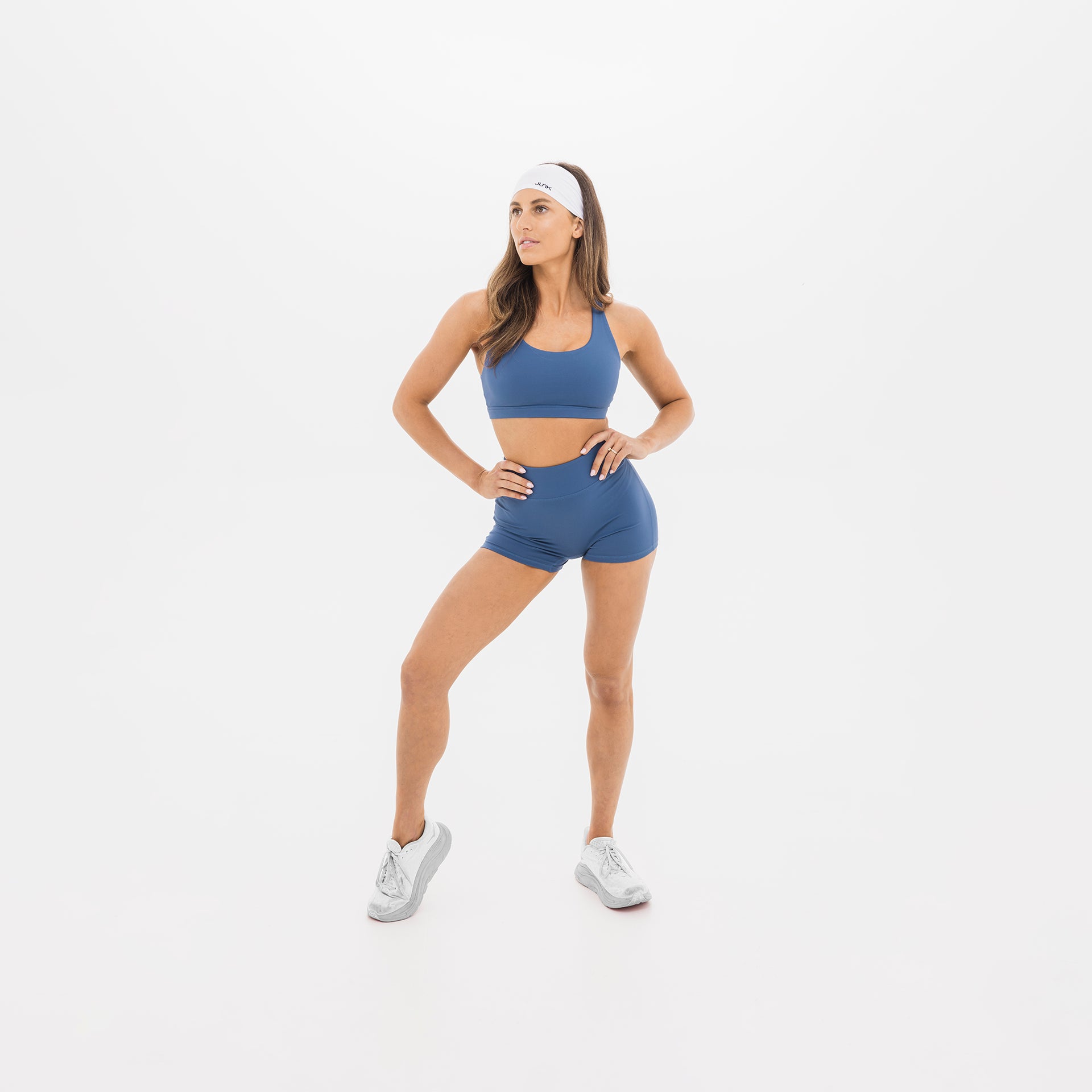 Women's Breakthrough Cross-Back Sports Bra: Harbor - View 3