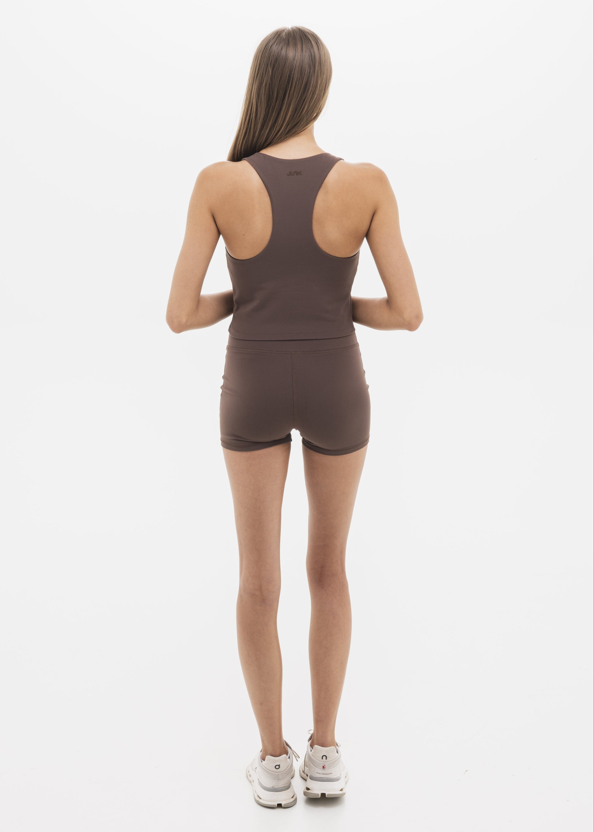 Women's Breakthrough Racerback Bra Tank: Mocha - View 2