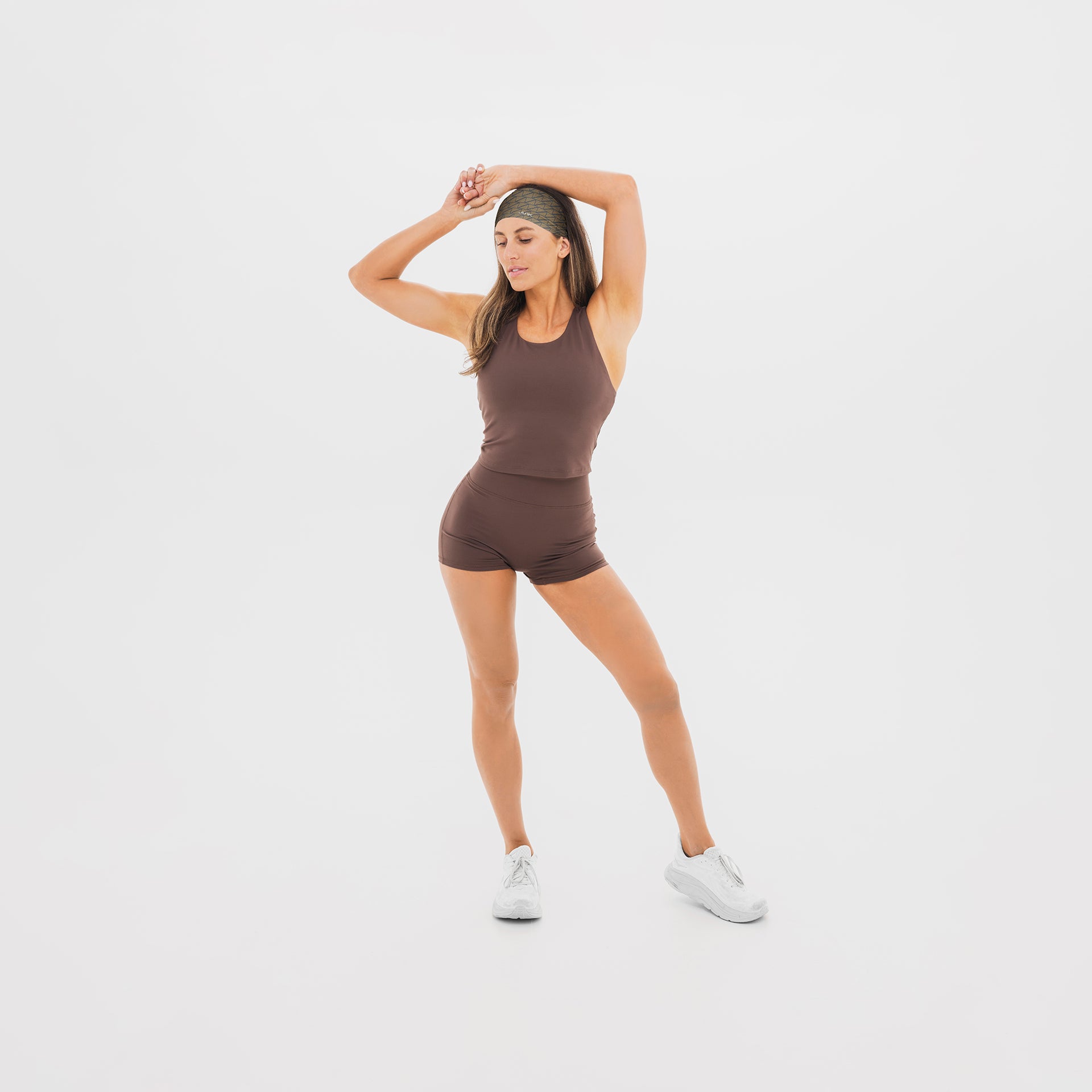 Women's Breakthrough Racerback Bra Tank: Mocha - View 3