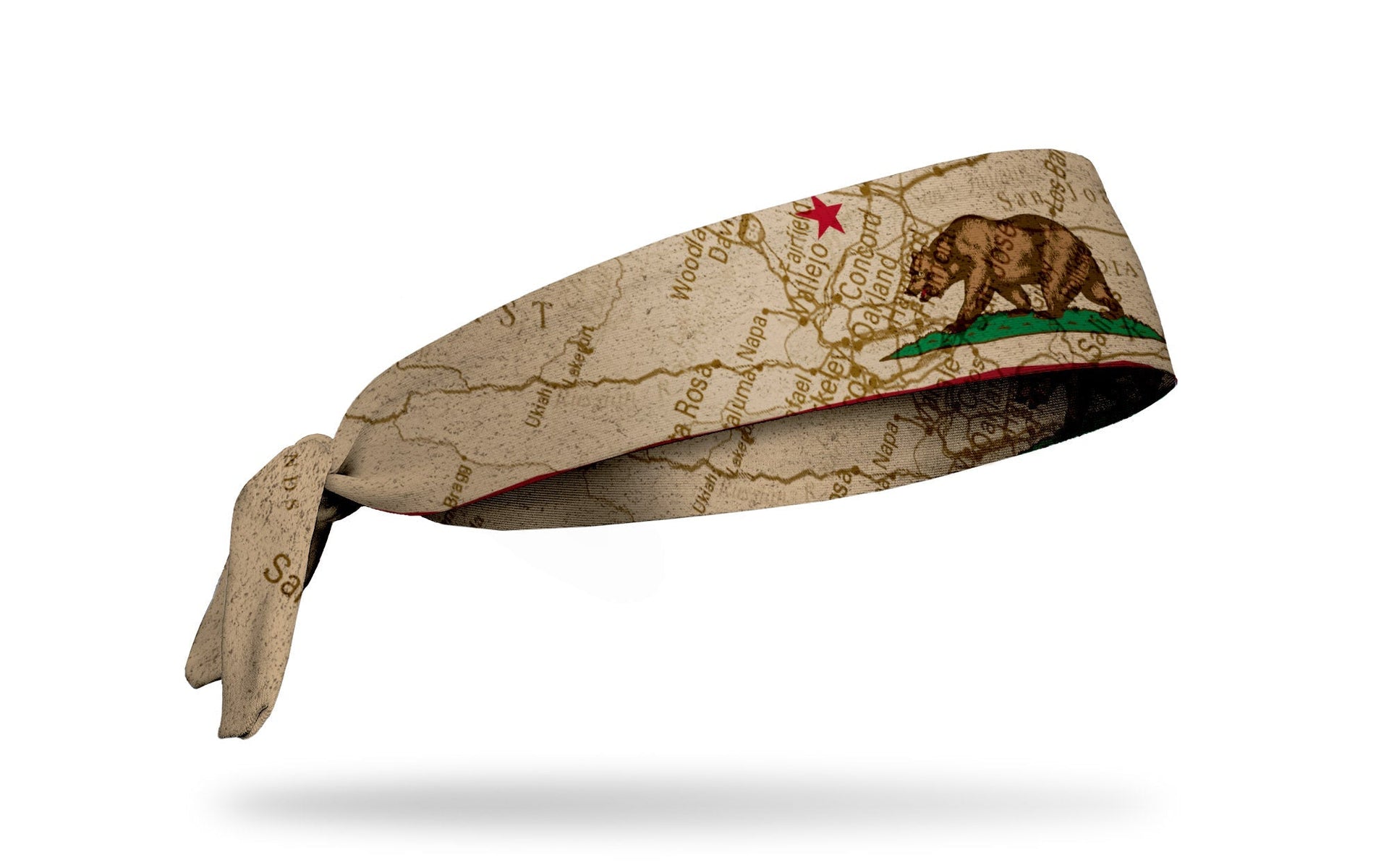 California State Flag Map Tie Headband - View 2