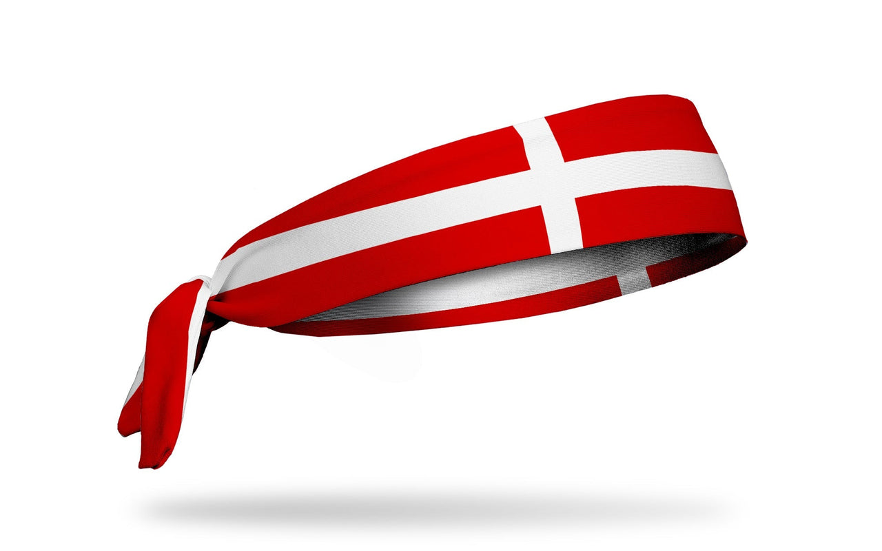 Denmark Flag Tie Headband - View 1