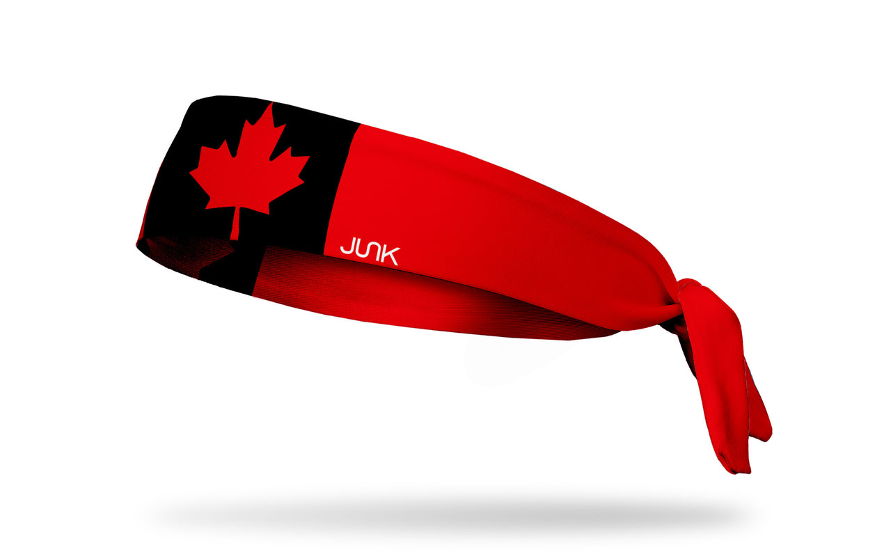 Canadian Blackout Tie Headband - View 1