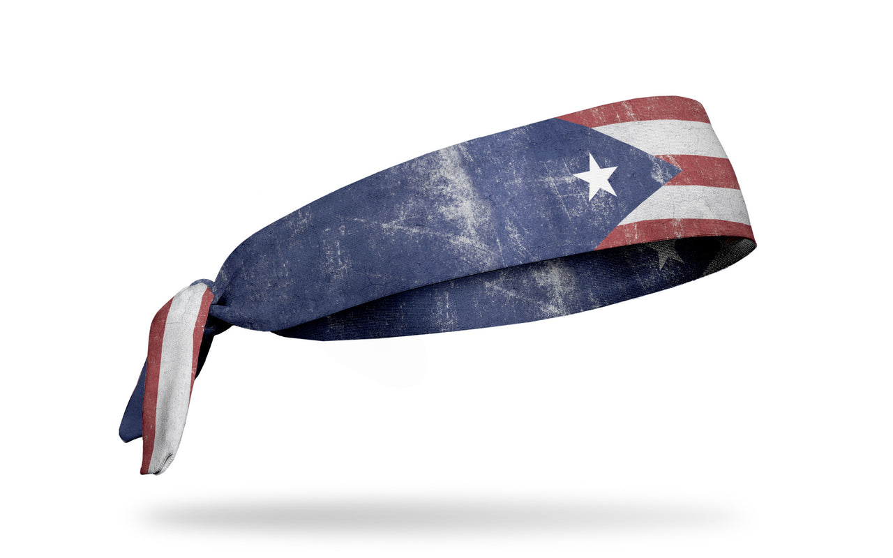 Puerto Rico Grunge Tie Headband - View 1