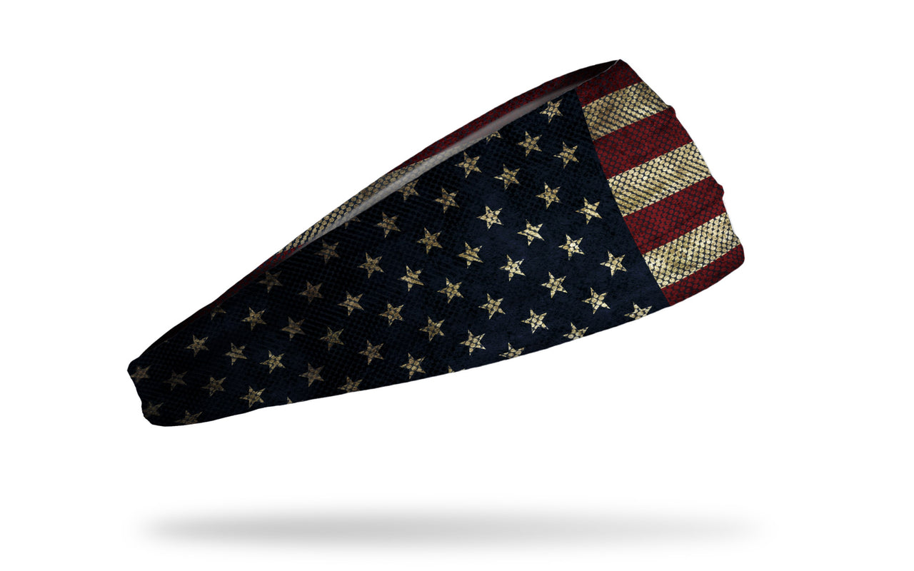 Distressed American Flag Headband