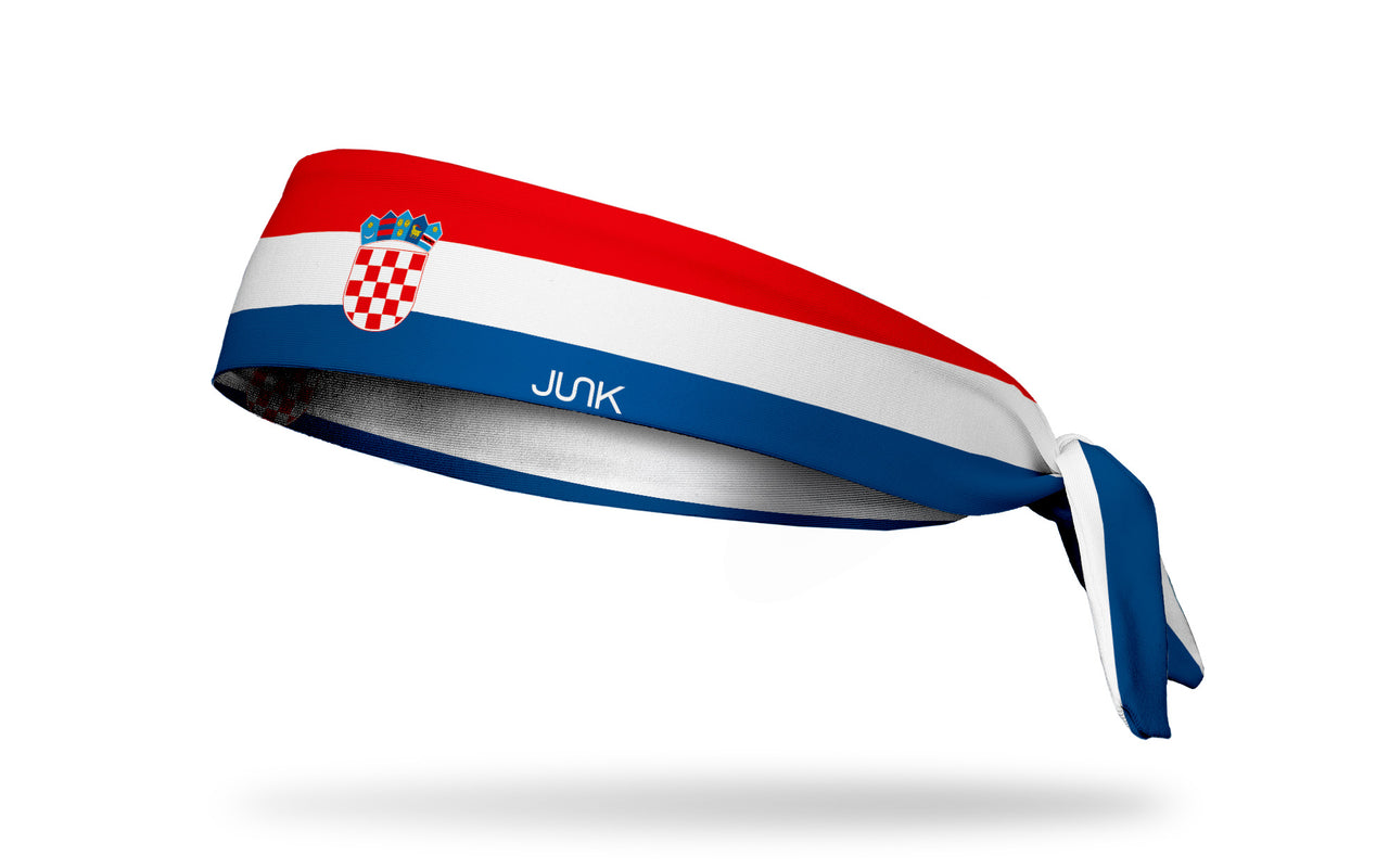 Croatia Flag Tie Headband - View 1