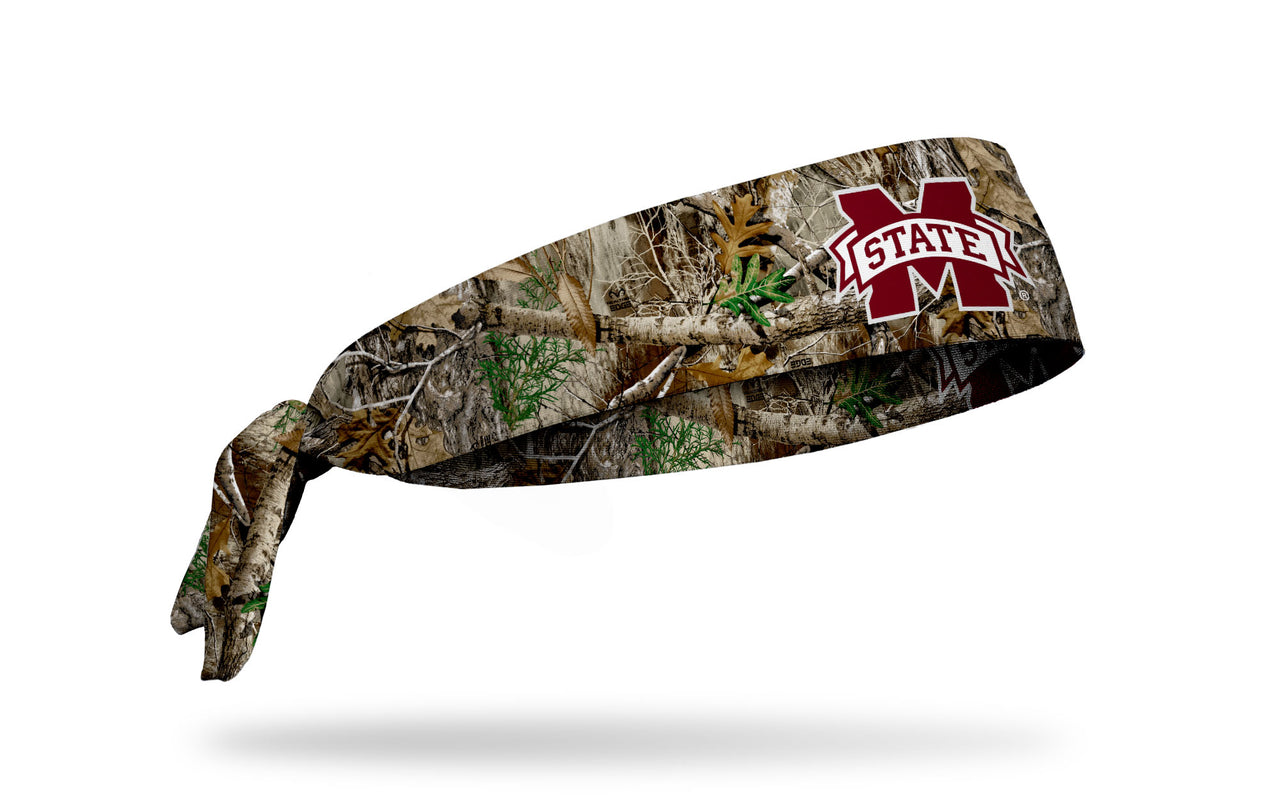 Mississippi State University: Logo Realtree Edge Tie Headband - View 2