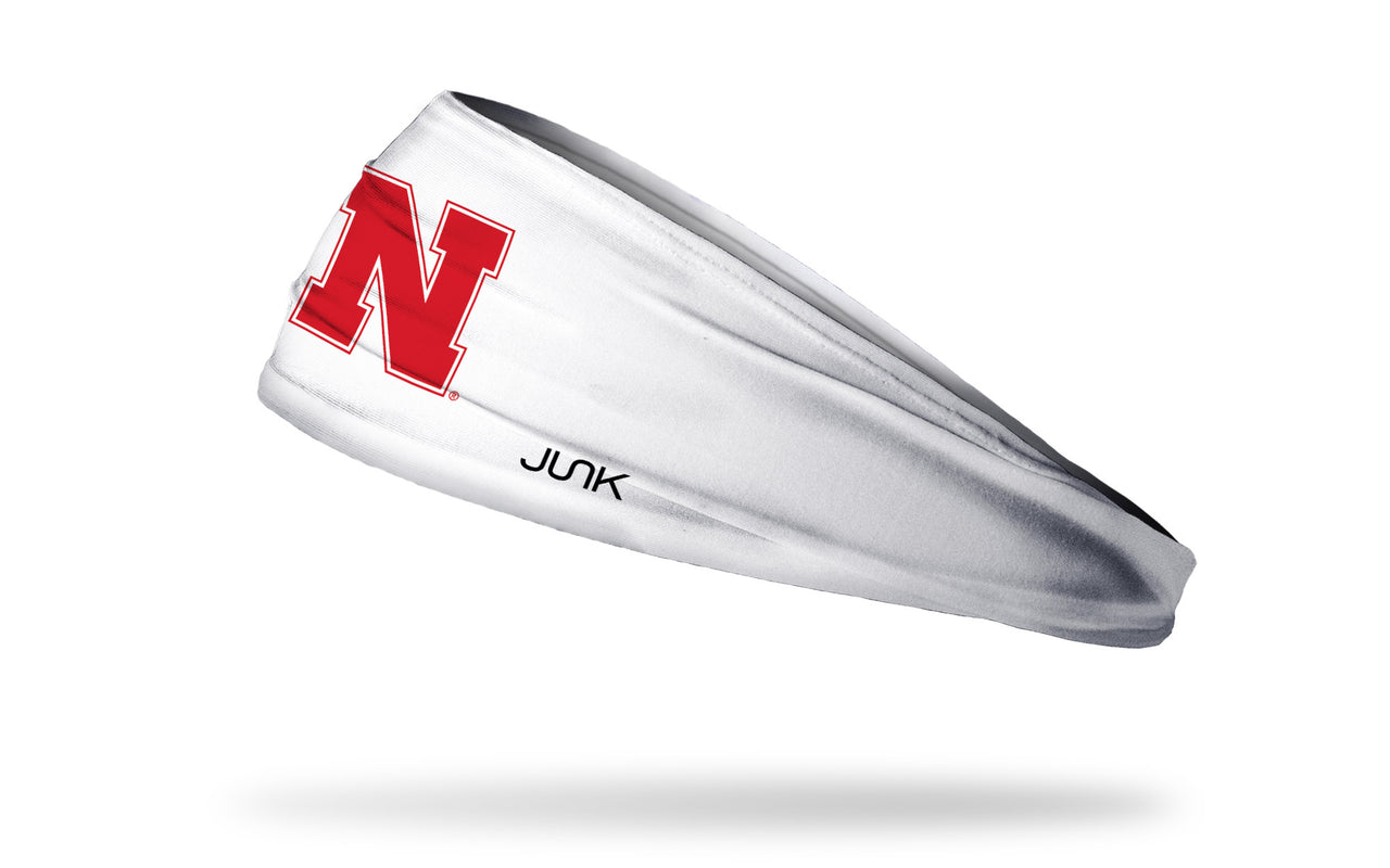 University of Nebraska: Logo White Headband - View 1