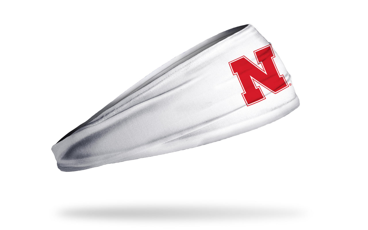 University of Nebraska: Logo White Headband - View 2