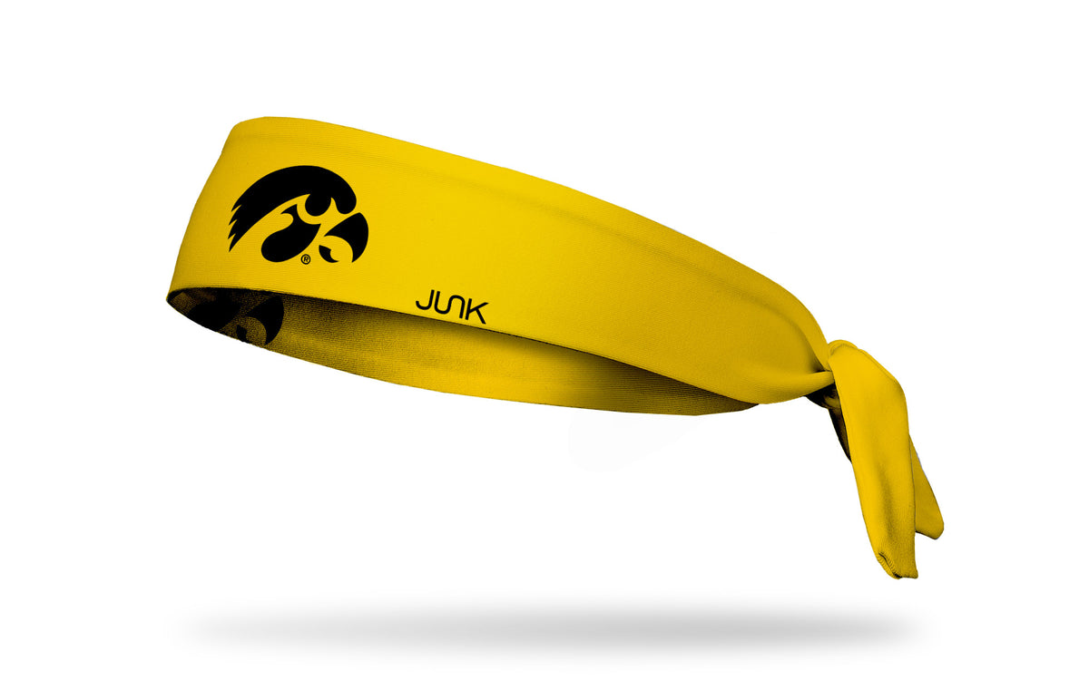University of Iowa: Tiger Hawk Gold Flex Tie Headband - View 1
