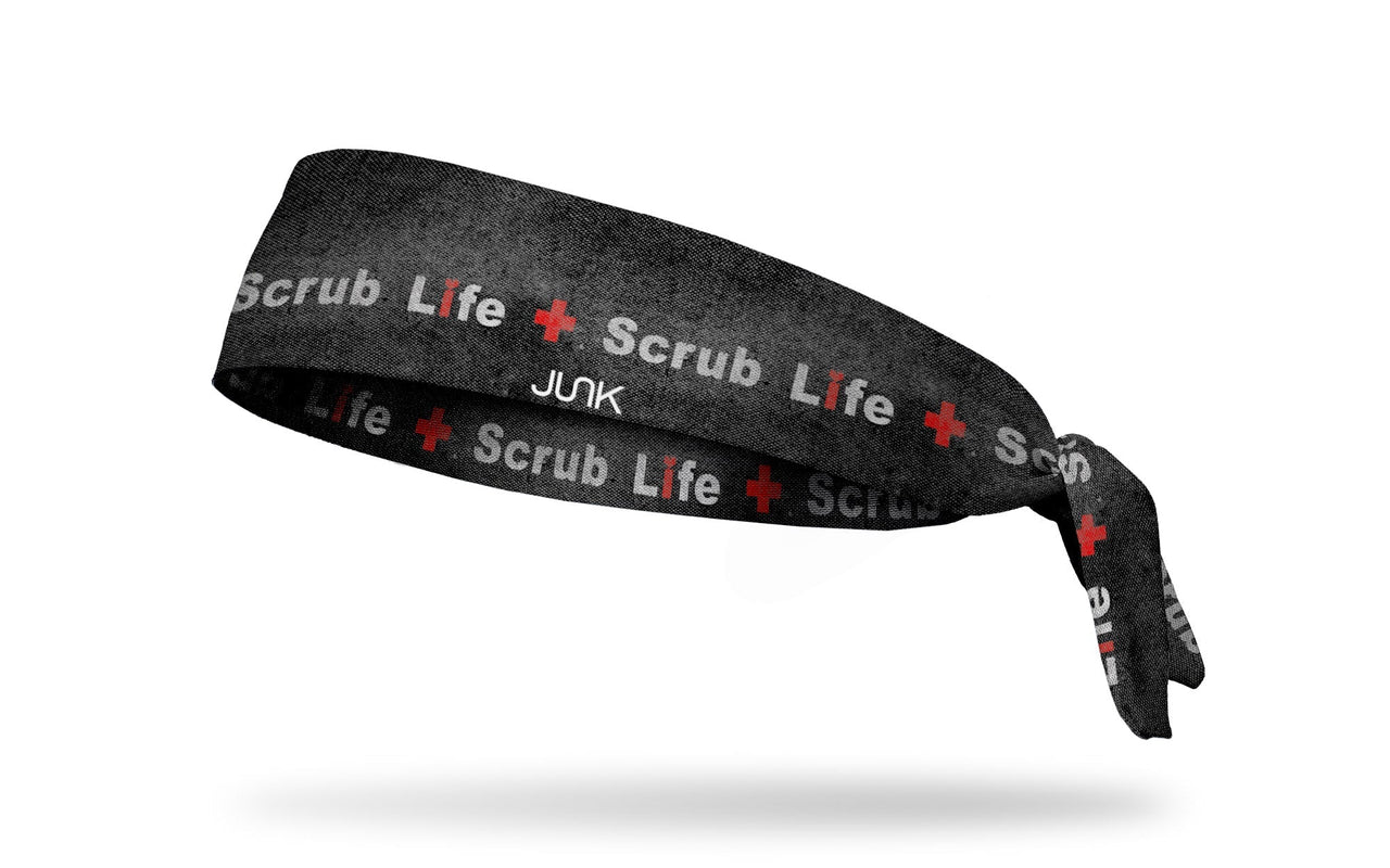 Scrub Life (Black) Tie Headband - View 1