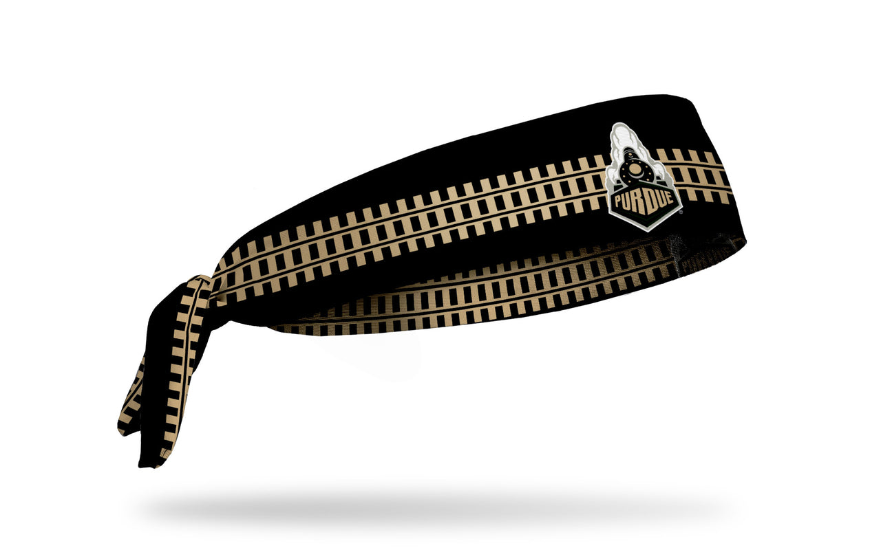 Purdue University: Train Tracks Flex Tie Headband - View 2