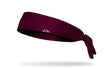Dark Maroon Flex Tie Headband - View 1