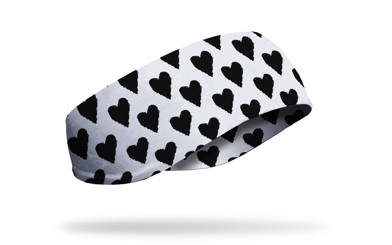 Black Heart Ear Warmer - View 2