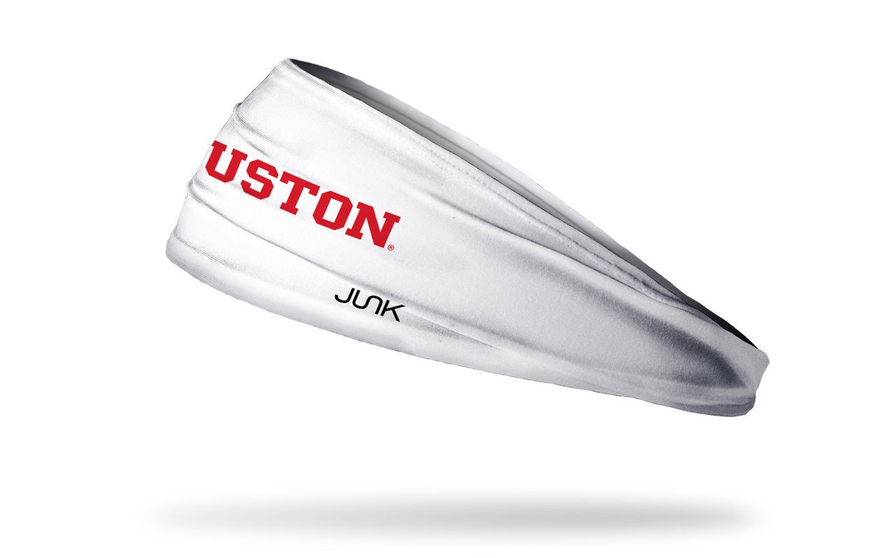 University of Houston: Wordmark White Headband - View 1