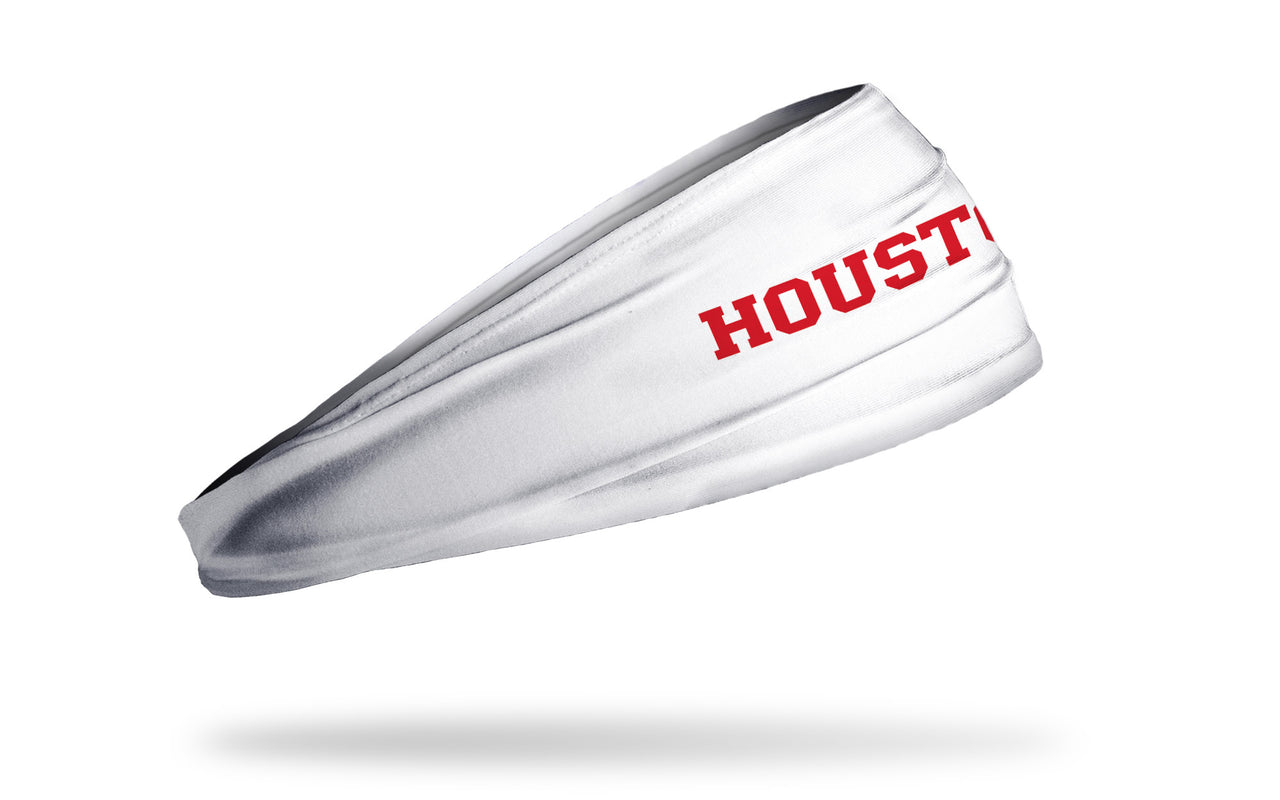 University of Houston: Wordmark White Big Bang Lite Headband - View 2