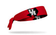 University of Houston: State Logo Red Flex Tie Headband - View 1