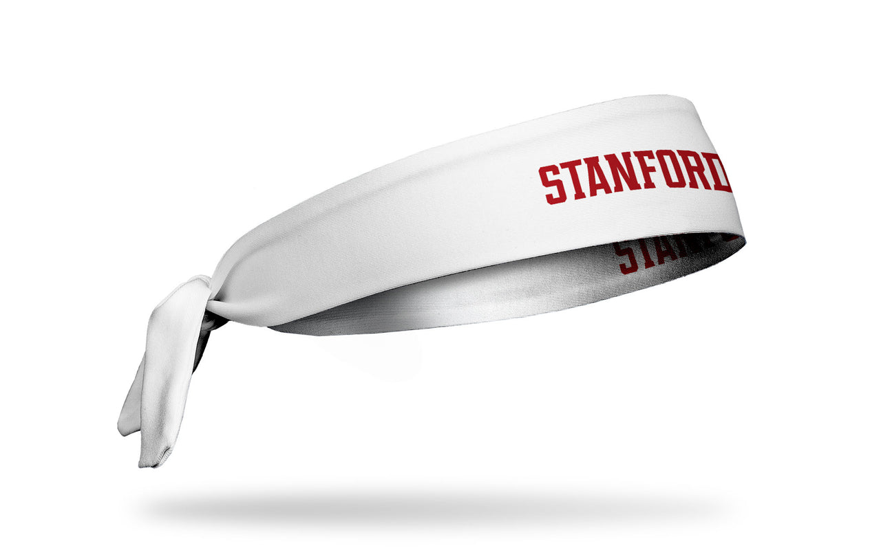 Stanford University: Wordmark White Tie Headband - View 2