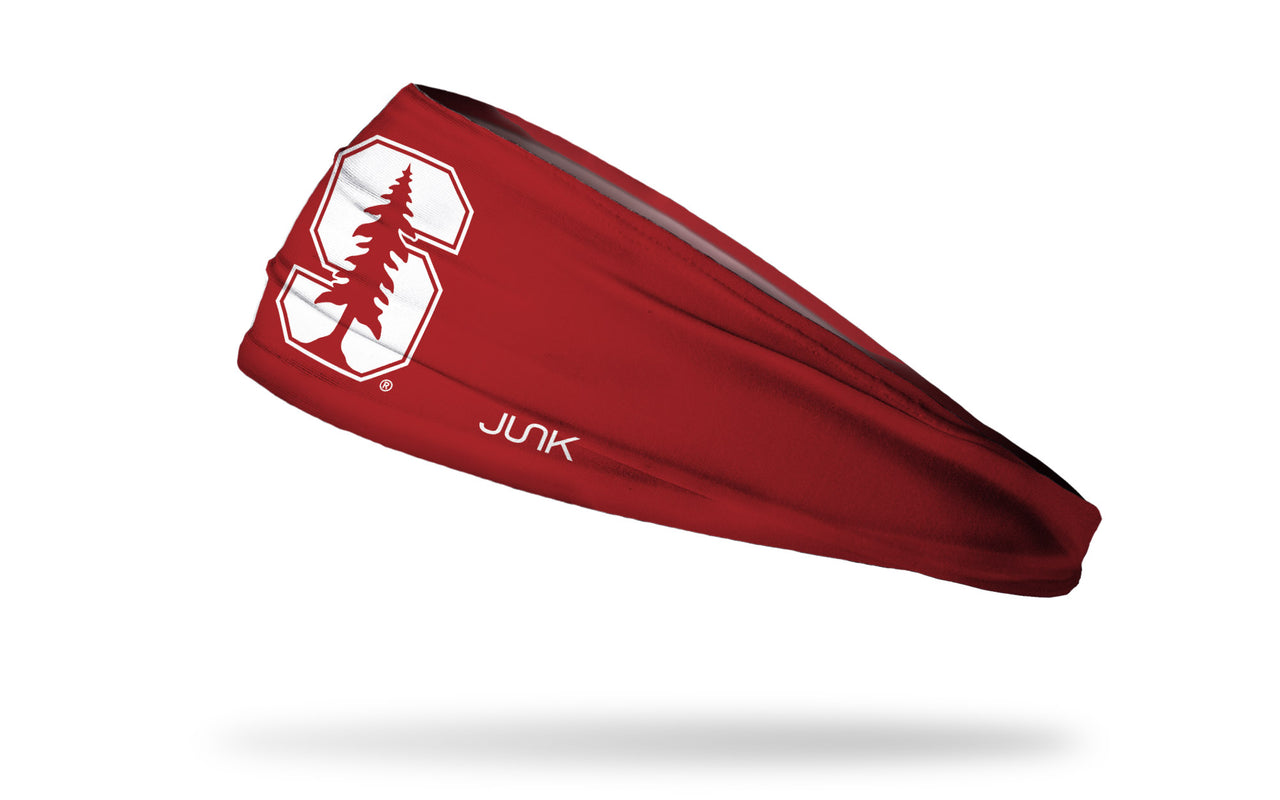Stanford University: White Logo Cardinal Headband - View 1