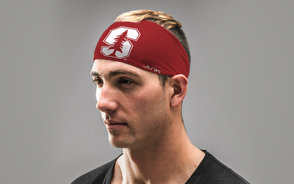 Stanford University: White Logo Cardinal Big Bang Lite Headband - View 4